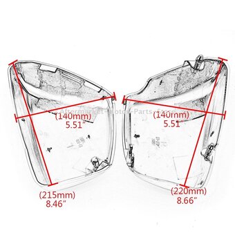 Chrom podsedlové kryty Yamaha XV 750,1100,535 Virago. - 6