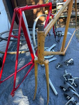 Rám kola pedály měnič kliky osa brzdy - 6