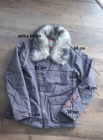 Dívčí bunda/kabátek H&M, vel. 158 - 6