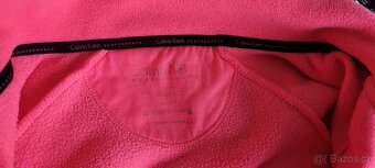 Dámská neon růžová mikina Calvin Klein vel. L - 6