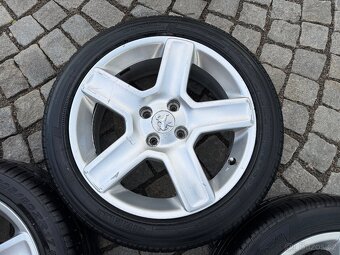 Alu Peugeot 4x108 r17 letni pneu 205/50 r17 - 6