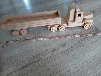Dřevěné hračky - kamion a traktor - 6