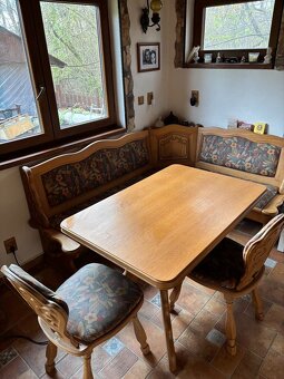 Rustikální rohová lavice - 6