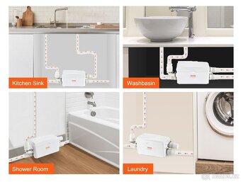 Přečerpávací stanice 350W, s drtičem - 6