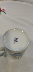 Překrásná značk.vánoční sada.Vysoce zlacená čajová souprava - 6