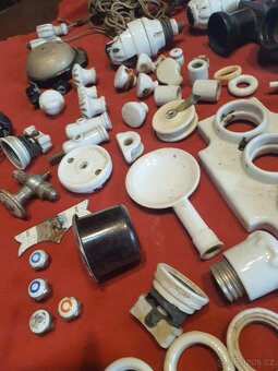 Staré keramické-bakelitove vypínače - 6