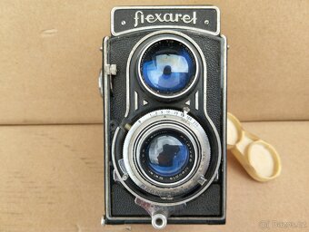 Starý československý fotoaparát Flexaret + návod + část obal - 6
