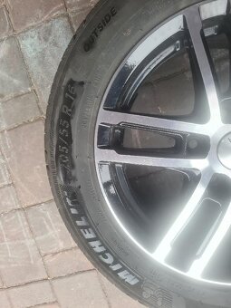 Sada 4 Alu Dezent TZ Dark 5/114.3 s letními pneumatikami Mic - 6