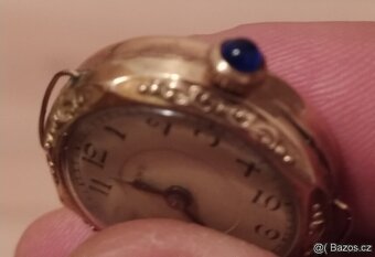 Dámské zlacené mechanické hodinky ELWE 1905 punc 14K 👍👍👍 - 6