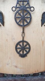 Ozdobný mosazný závěsný svícen - 6