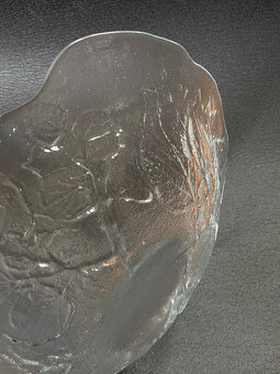 Obří skleněná servírovací mísa 34 cm, Skandinávie - 6