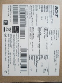 LCD monitor Acer 19" - 6
