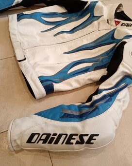 Dainese-Pánská kožená moto kombinéza, dvoudílná-klokan - 6