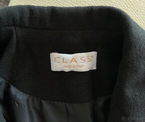 Nový černý kabát z Itálie vel. 36 zn. Class - 6