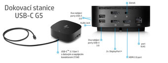Dokovací stanice HP USB-C Dock G5 - 6