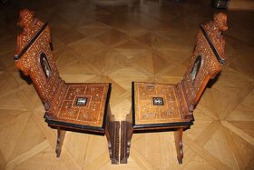 Staré Zámecké židle - 19.století ( Italie ) - 6
