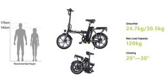 Prodám úplně nové skládací elektrokolo v originální. krabici - 6