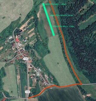Prodám pozemky v malebném prostředí obce Hrabové-Slovensko - 6