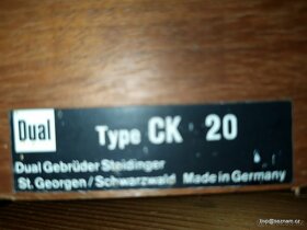 Německé HiFi komponenty DUAL 1219 CV121 CL173 2x60W - 6