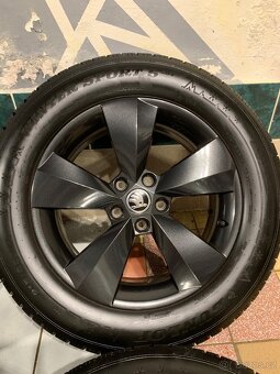 Alu kola Škoda R17 5X112 ZIMNÍ PNEU 215/65 R17 KODIAQ - 6