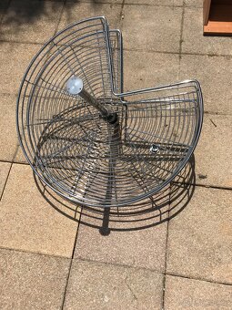 CARGO KOŠ OTOČNÝ 3/4 KOLA CHROM KOLO 750MM  - 6