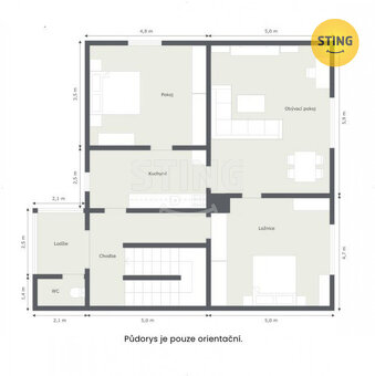 Pronájem komerčních prostor v RD o výměře 258 m2 v Č, 132007 - 6