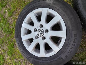 Letní sada VW r15 5x112 et50 Continental 195/65/15 - 6