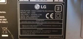 DVD/VHS PŘEHRÁVAČ, PLAYER/RECORDER LG-V280 | Brno - 6