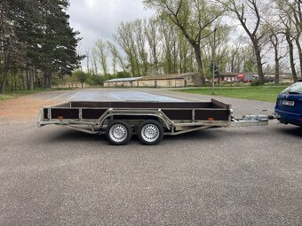 ✅Masivní XL Příves 3500 kg, 155x420 cm, nová STK ✅ - 6
