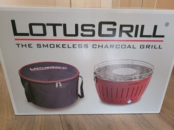 Nový gril na dřevěné uhlí LotusGrill G-GR-34P zelená - 6