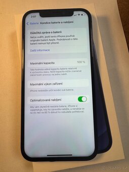 Apple iPhone 12 64gb kondice baterie 100% po výměně LCD  - 6