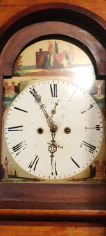 Anglické starožitné podlahové hodiny . 1830-50 super cena - 6