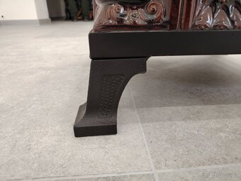 Kachlová kamna Oto s varnou deskou hnědá - 6