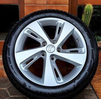 Alu R17 5x114,3 orig. RENAULT + zimné 205/55R17 - 6
