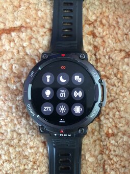 Prodám hodinky Amazfit T-Rex 2 Ember Black - 6