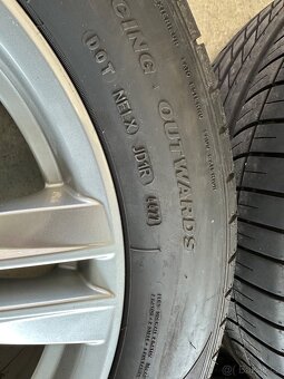 Originál alu kola R19 BMW X5 m paket F15 zánovní letní pneu - 6