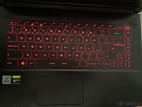 Prodám herní gamingový notebook MSI GF63 Thin 10SC-068CZ - 6