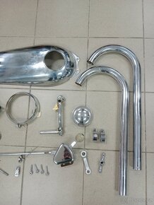 ČZ 250, 175 Předválečná - Originální díly - Nový Chrom - 6