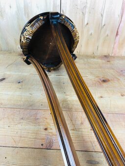 Dřevěný vysoký dekorativní stojan (NL18) - 6