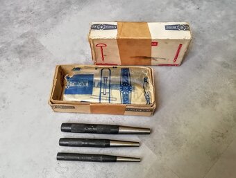NOVÉ průbojníky NAREX 6, 8, 10 mm + kleště Zbirovia ČSSR - 6