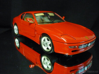 Ferrari 456 GT červené Bburago 1/18 - 6