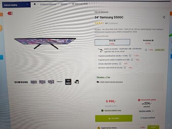 Monitor 34" Samsung S50GC záruka do 2/2027 - 6