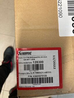 výfuk Akrapovič KTM 890 DUKE - 6