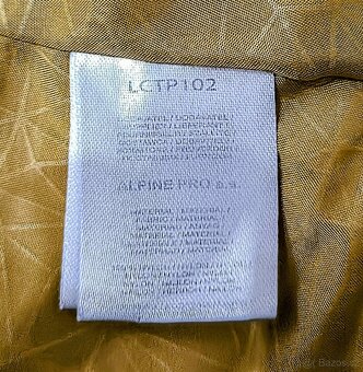 Hořčicový zimní kabát Alpine Pro - 6