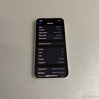iPhone 13 mini 128GB bílý, pěkný stav, 12 měsíců záruka - 6