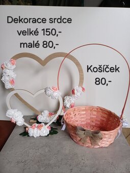 Svatební výzdoba, dekorace, mix - 6