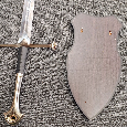 Meč Lord of the Rings, Andúril, Narsil, Aragorn, plaketa - 6