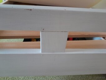 Dětská postel s roštem a matrací IKEA + potah - 6