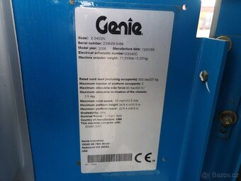 PRACOVNÍ PLOŠINA GENIE Z34/22 N - 12,5m - SKVĚLÝ STAV - 6