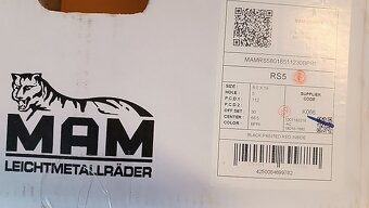 R18 5x112 mm ALU disky MAM RS5 - 6